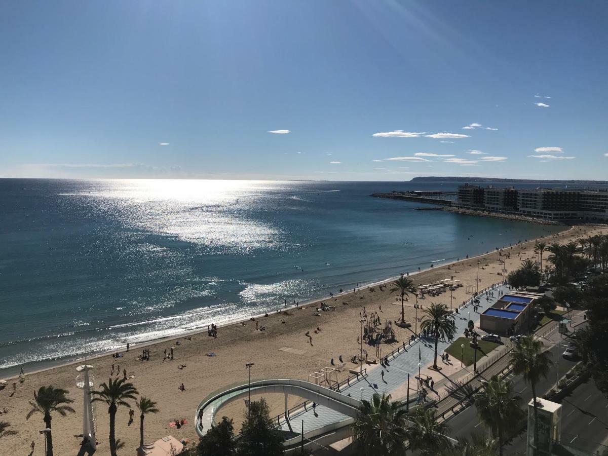 Con Vistas Al Mar Primera Linea De Playa Del Postiguet Apartament Alacant